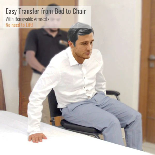 Frido 2000 Commode Wheelchair - Image 3