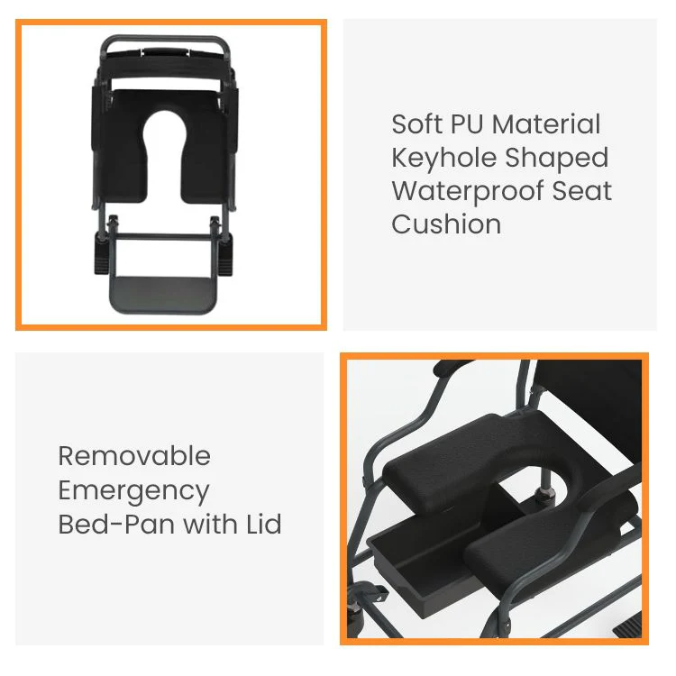 Frido 2000 Commode Wheelchair - Image 4