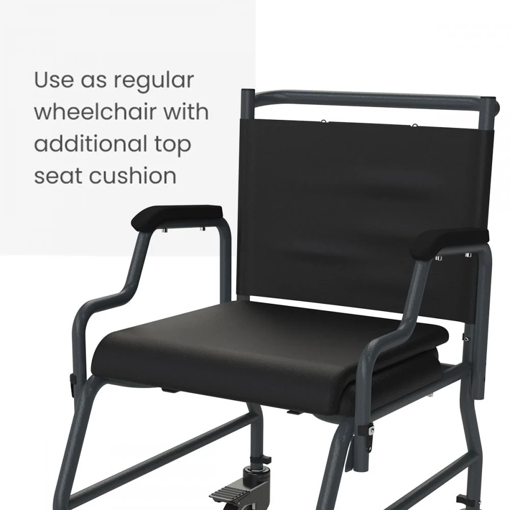 Frido 2000 Commode Wheelchair - Image 6