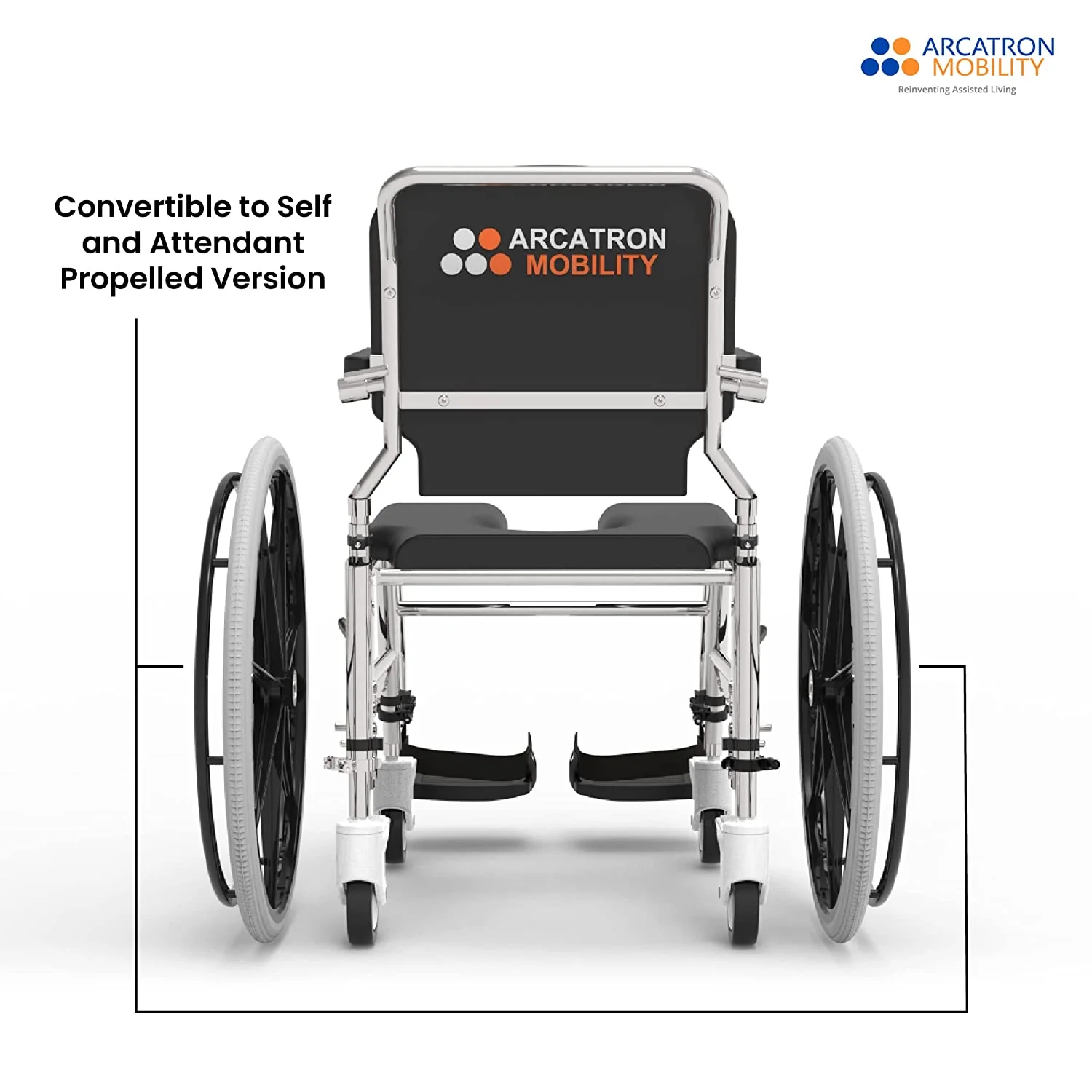 Prime SSS100 | Self Propelled Shower Commode Wheelchair - Image 6