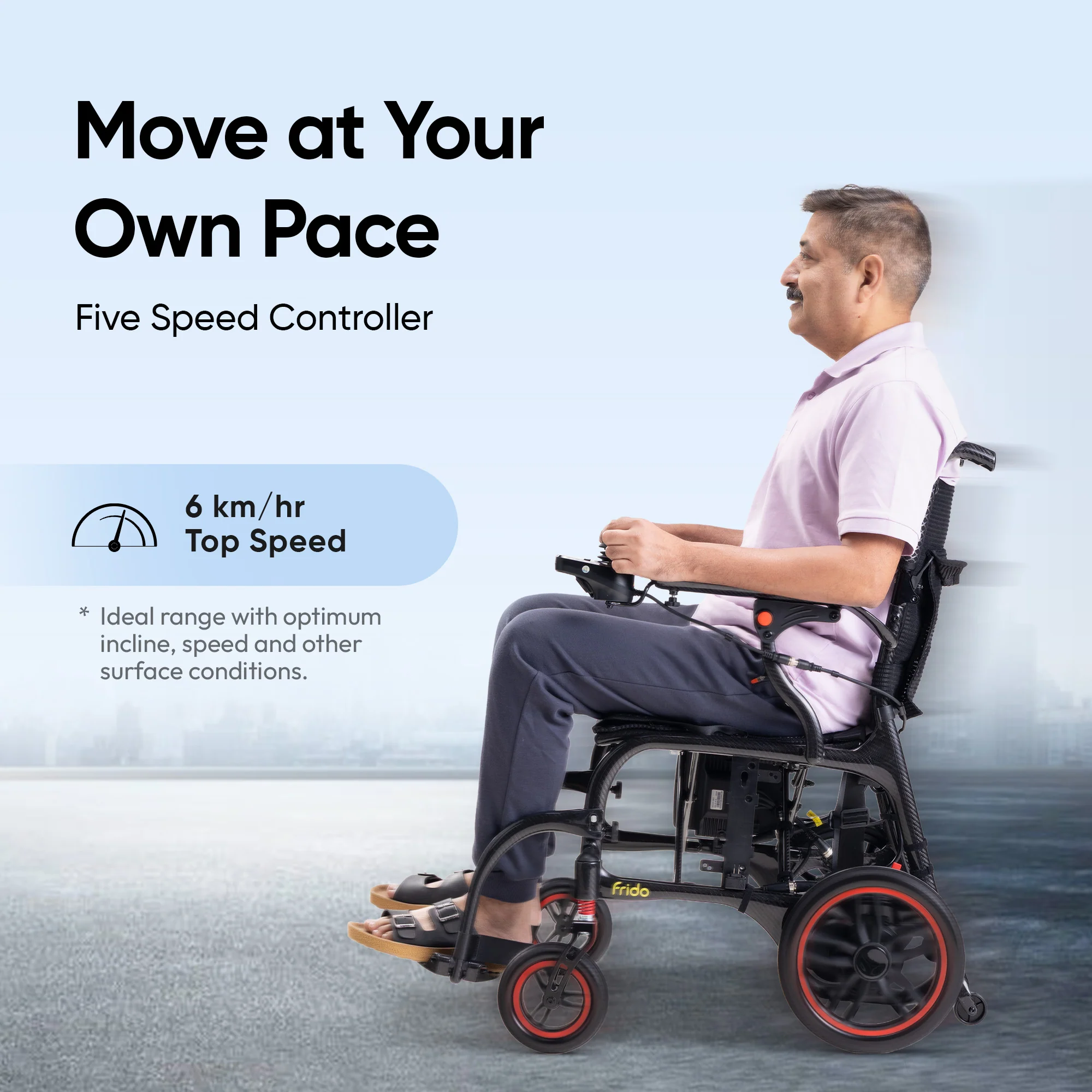 Frido Carbon Fiber X Electric Wheelchair - Image 11