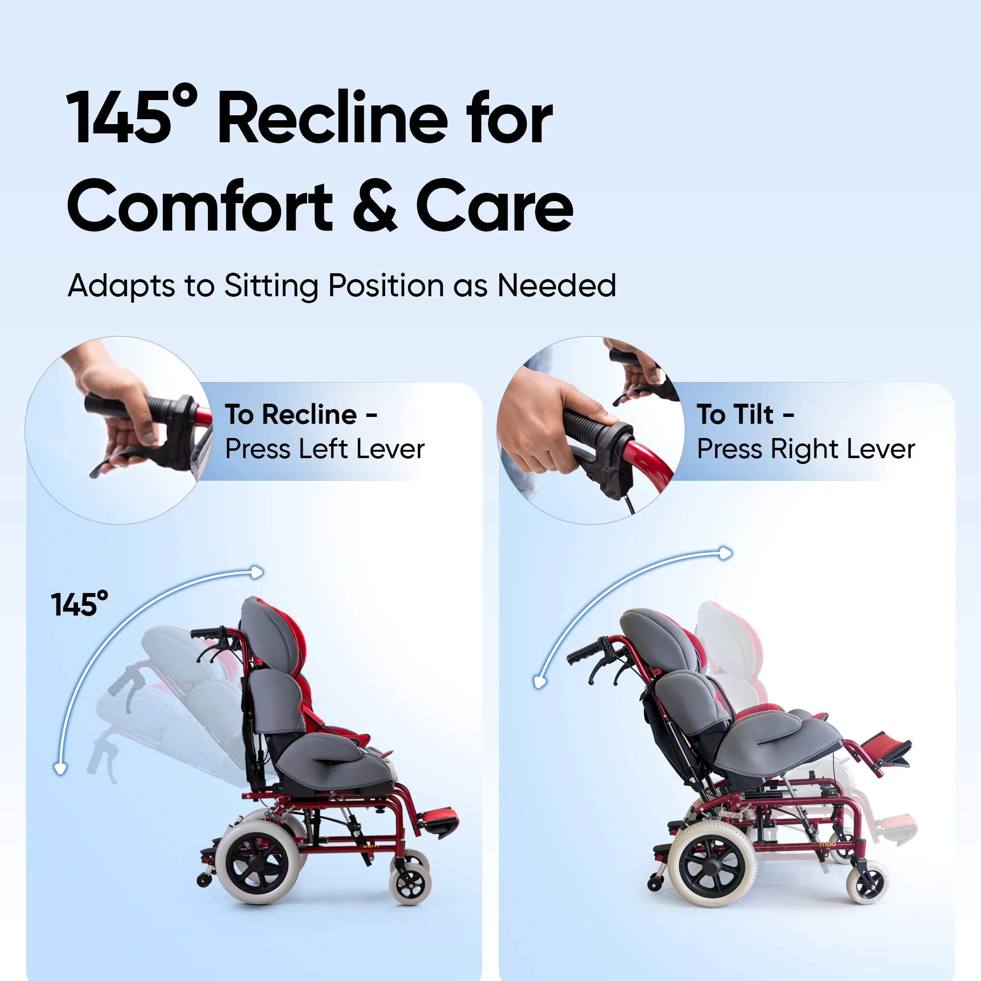 Frido Cerebral Palsy Pediatric Wheelchair - Image 6