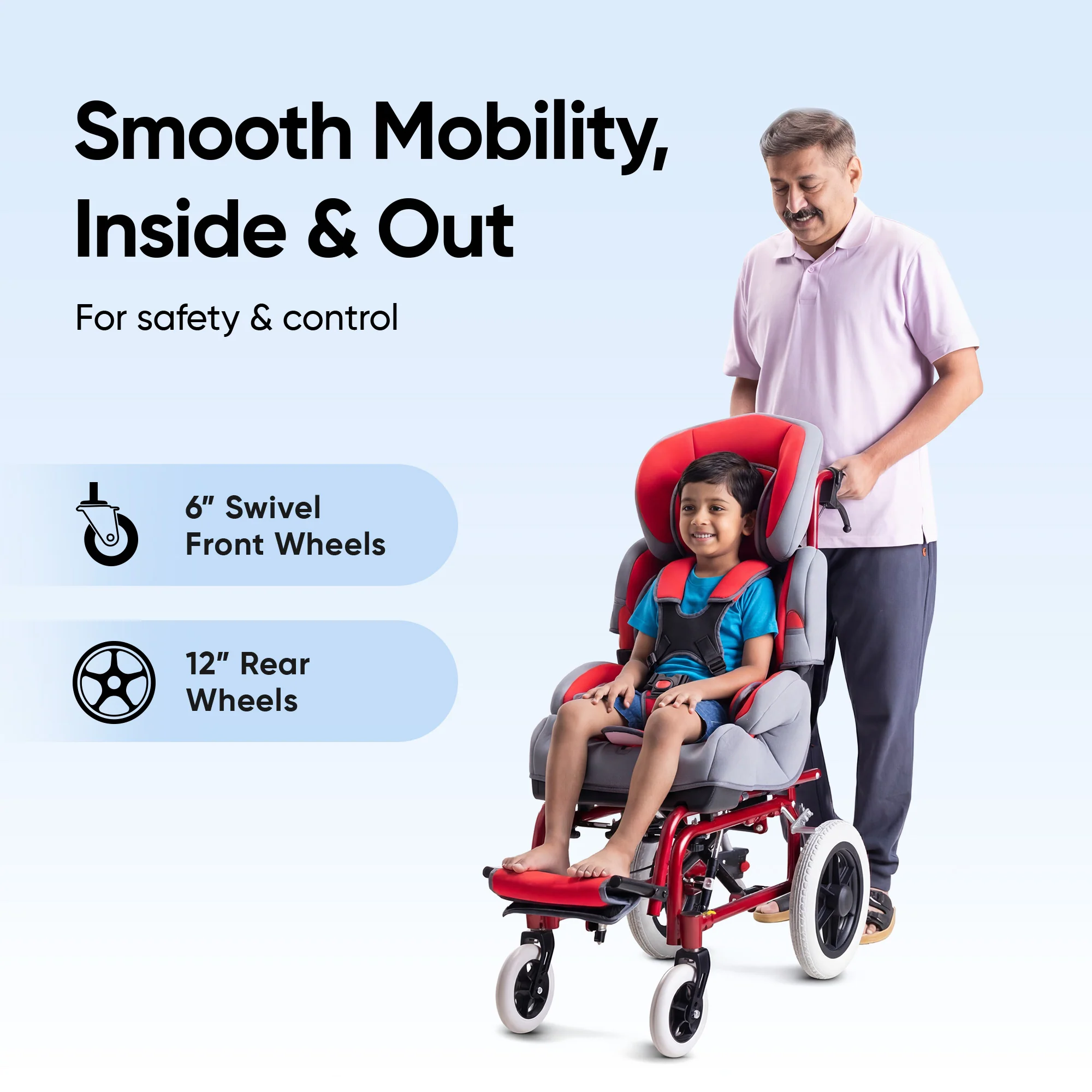 Frido Cerebral Palsy Pediatric Wheelchair - Image 8