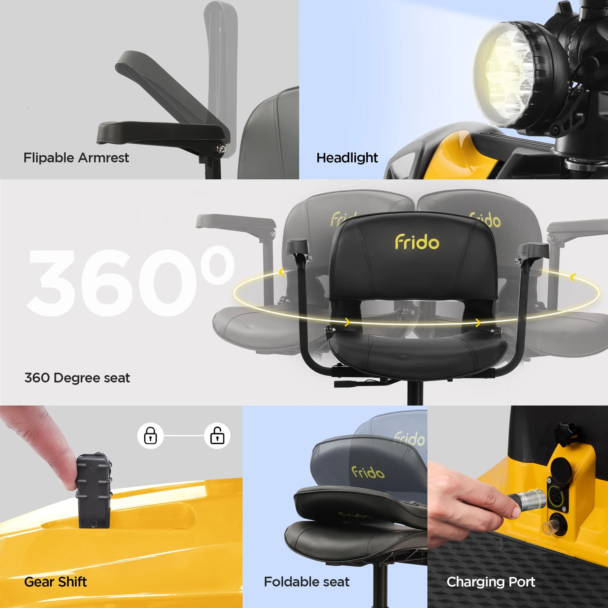 Frido Cruise Mobility Scooter - Image 12