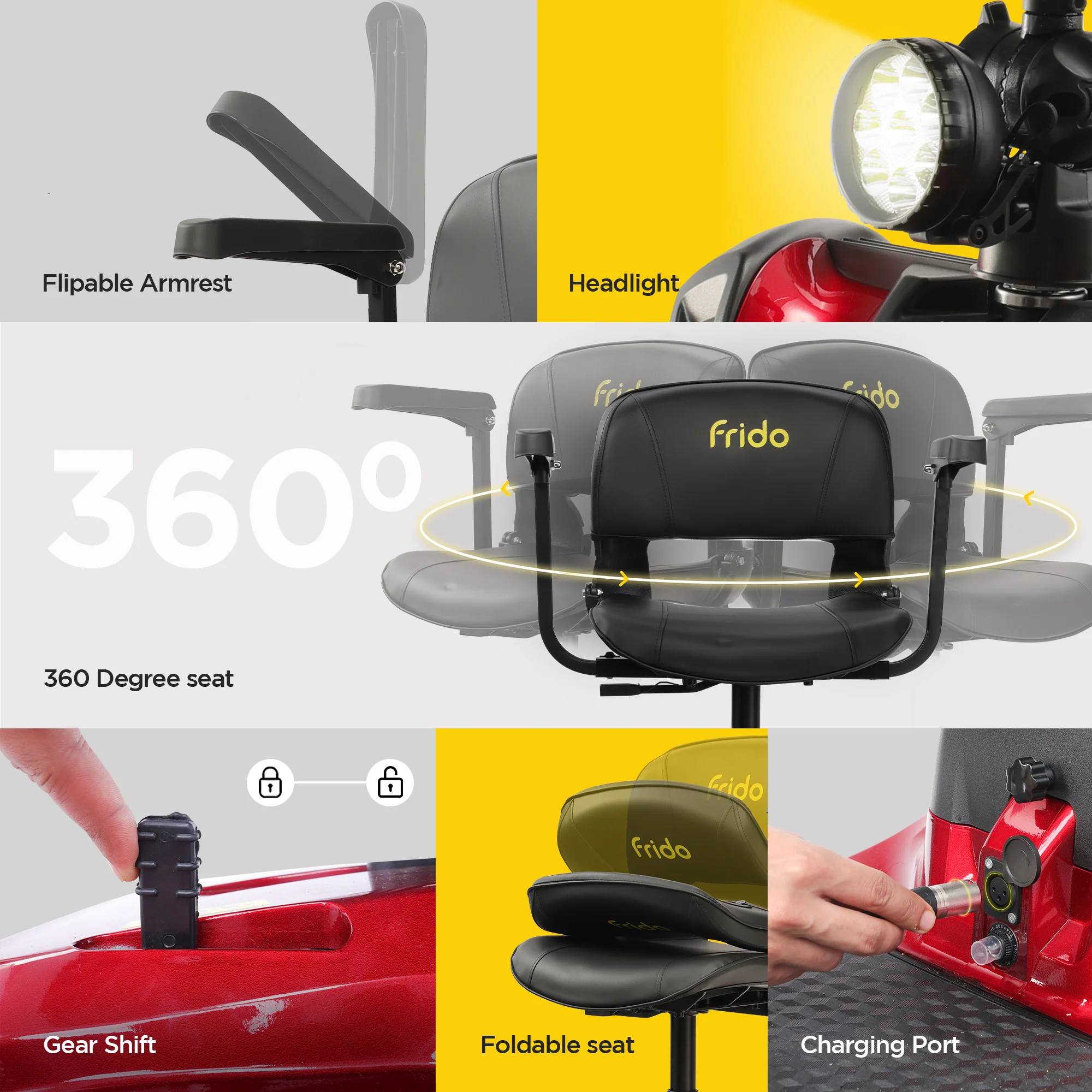Frido Cruise Mobility Scooter - Image 4