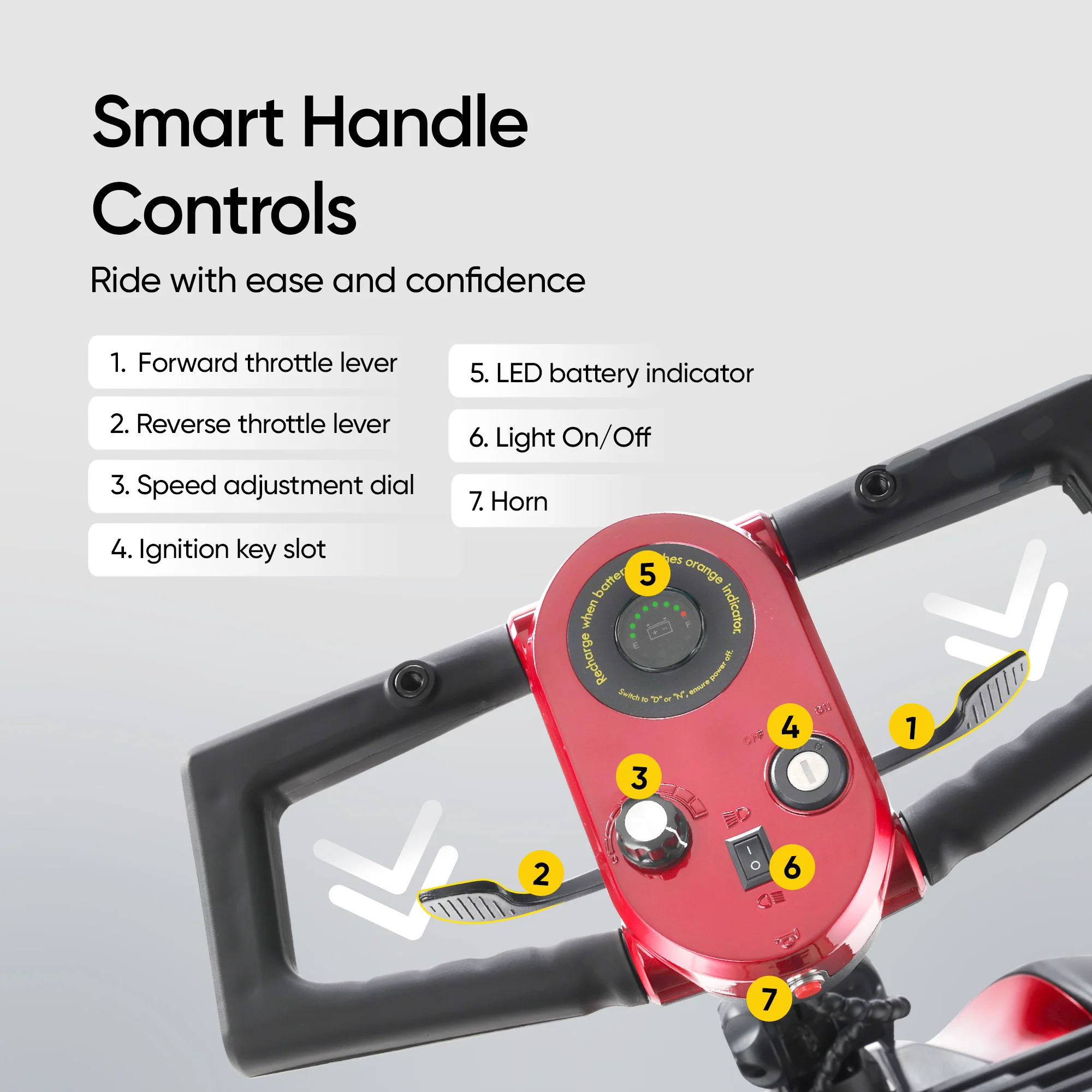 Frido Cruise Mobility Scooter - Image 6