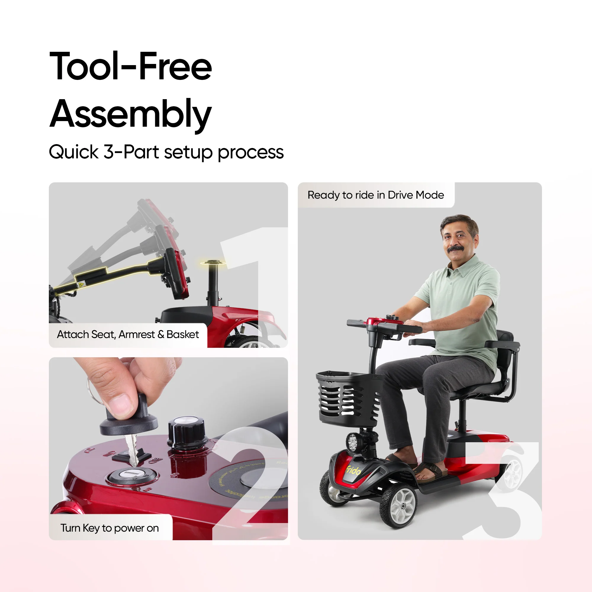Frido Cruise Mobility Scooter - Image 8