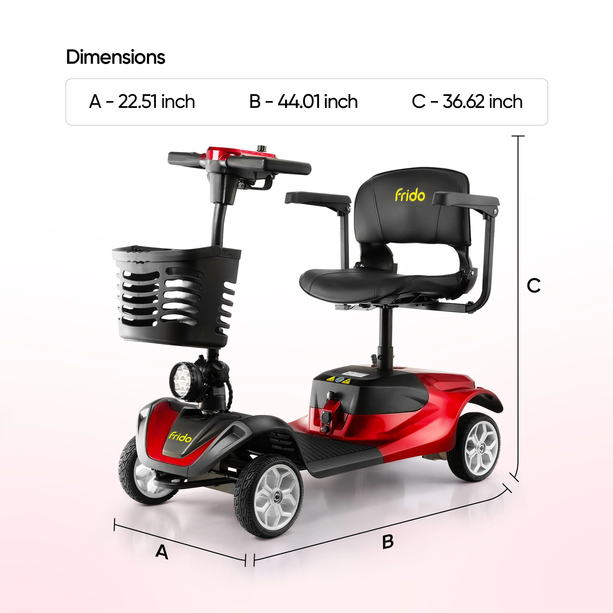 Frido Cruise Mobility Scooter - Image 9