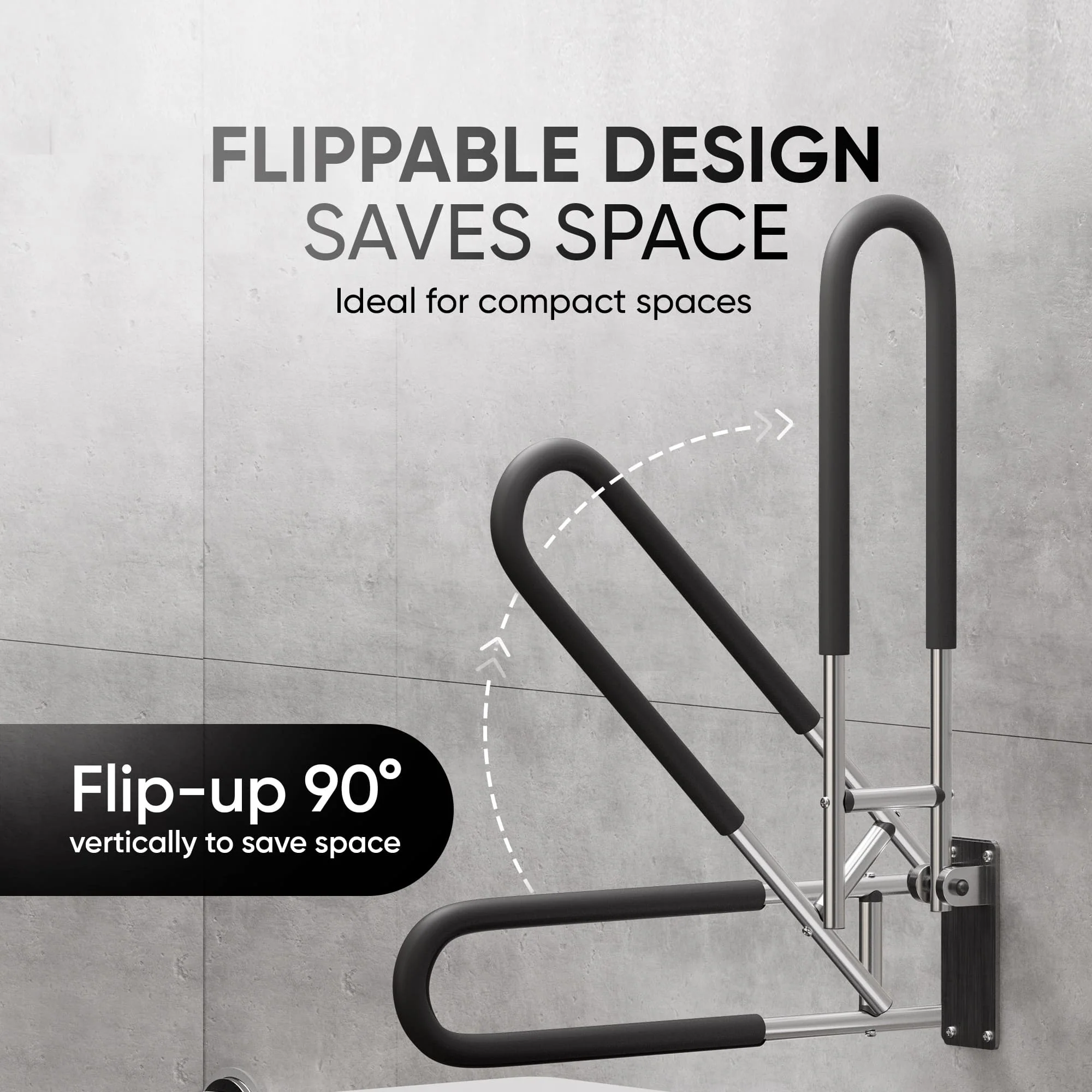 Frido Flip Up Grab Bar - Image 5