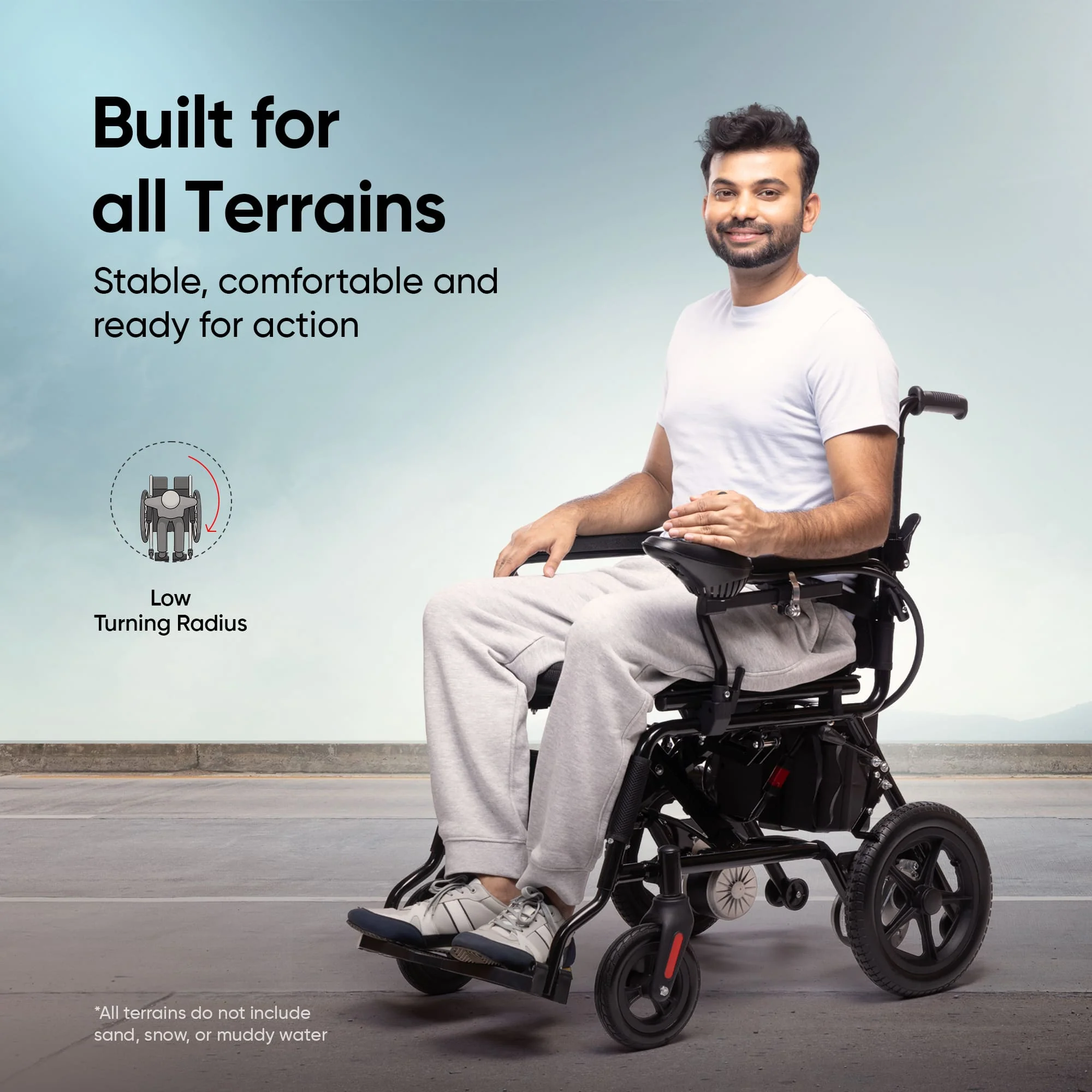 Frido Foldable Electric Wheelchair - Image 8