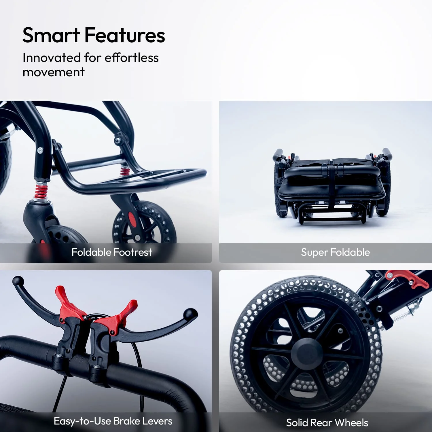 Frido Foldable Travel Wheelchair - Image 3