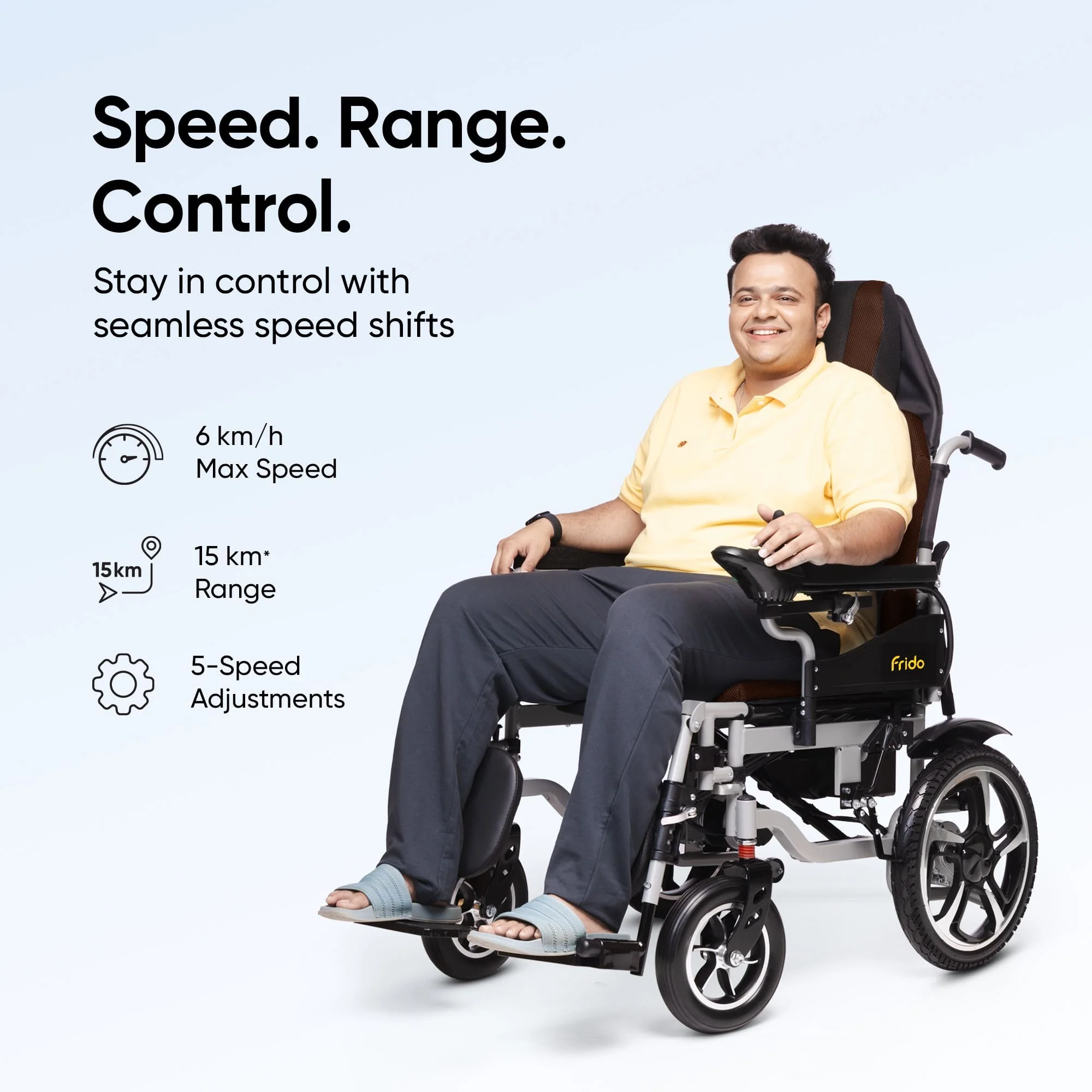 Frido Heavy Duty Recliner Electric Wheelchair - Image 5