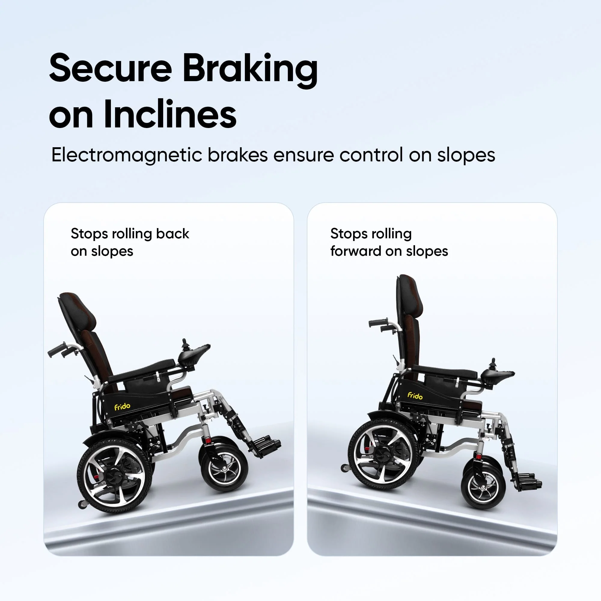 Frido Heavy Duty Recliner Electric Wheelchair - Image 8