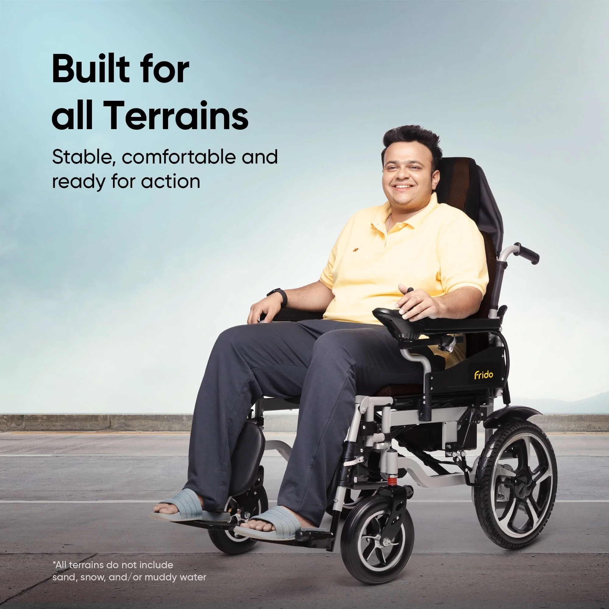 Frido Heavy Duty Recliner Electric Wheelchair - Image 9