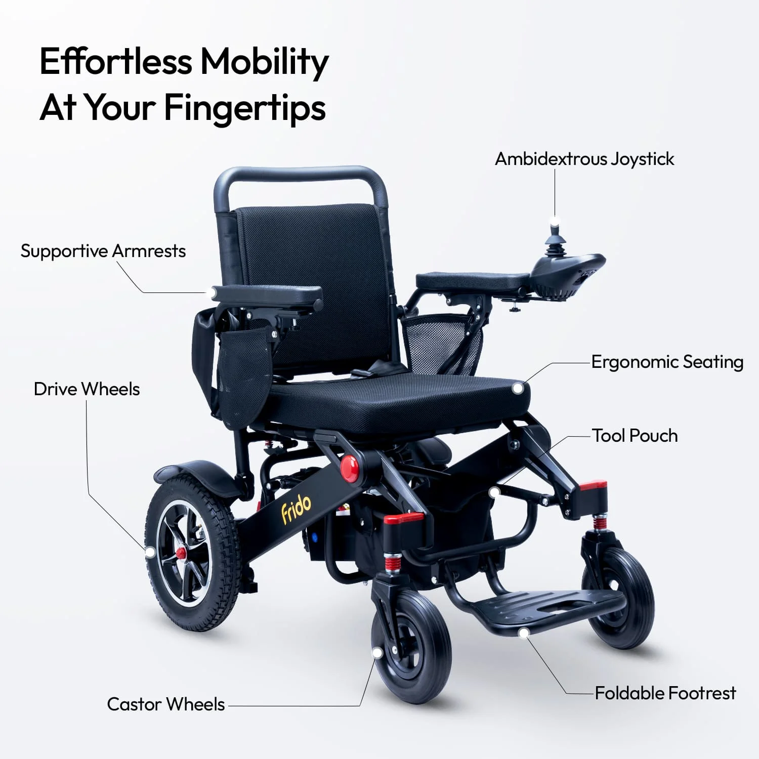 Frido Prime Electric Wheelchair - Image 5