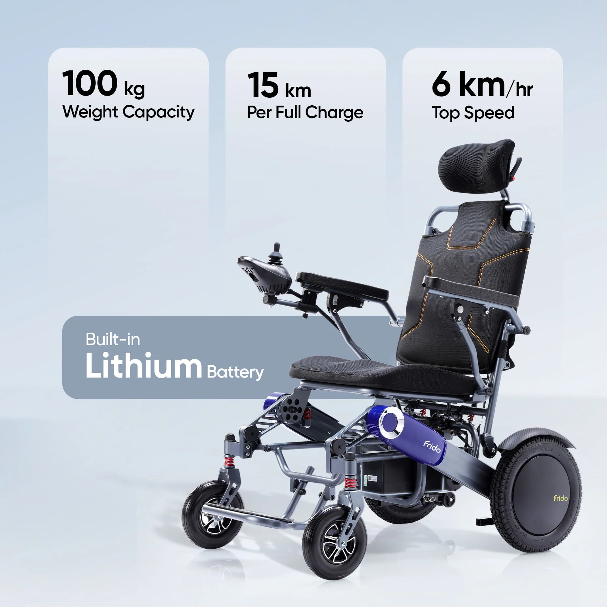Frido Prime Plus Electric Wheelchair - Image 4